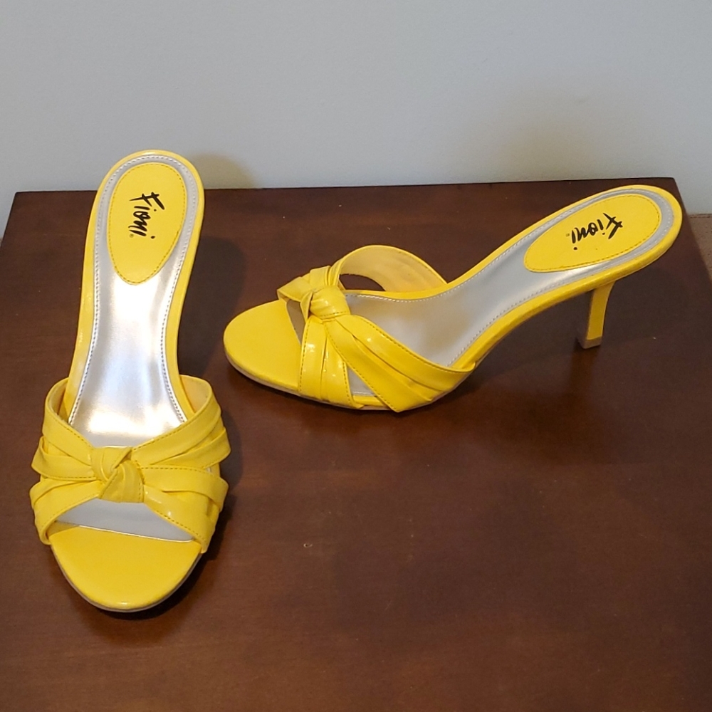 Yellow heels